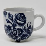 Coffee cup, printed 3 flower pattern,