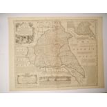 Emanuel Bowen: 'An Accurate Map of the East Riding of York Shire divided into its Wapontakes &c...