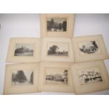 Twelve mounted photographs of Ipswich by J.