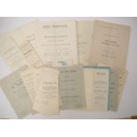 A packet containing 25 sale particulars circa 1930's-1960's,
