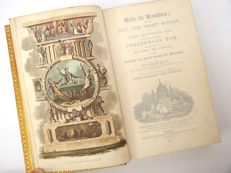 Pierce Egan: 'Life in London', London, Sherwood, Neely & Jones, 1821, 1st edition, 1st issue, - Image 7 of 14