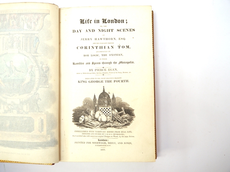 Pierce Egan: 'Life in London', London, Sherwood, Neely & Jones, 1821, 1st edition, 1st issue, - Image 8 of 14