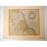 Gerard Mercator: 'Eboracum, Lincolnia, Derbia, Staffordia, Nottinghamia, Lecestria,