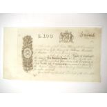 (Ephemera). A Victorian claim to the ownership of Nova Scotia. A Promissory note for £100