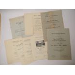 Ten mid 20th Century sale particulars relating to Kenton/Monk Soham, plus Thwaite and Stradbroke