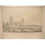 An engraving of Wymondham Abbey by G.S.