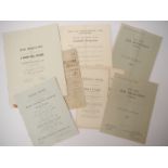 A folder containing 7 Diss sale particulars 1894-1954,