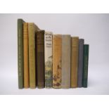 A collection of nine Ornithology titles, mainly association copies, comprising E.W.