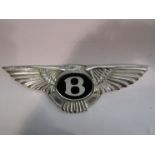 A reproduction Bentley 'B' wings wall wings,