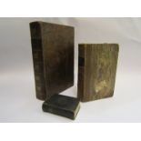Three 19th Century volumes including Miniature Johnsons dictionary,