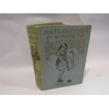 A book "Alice's Adventures in Wonderland" Lewis Carroll. Printed 1932 Bungay. 200 hand cut pages.