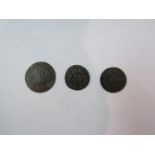 Three 17th Century Wisbech tokens including John Finch & Henry Tunnard