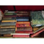 A box of early 20th Century books