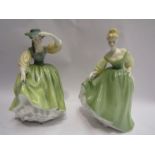 Two Royal Doulton ladies,