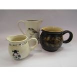 A Gisela Graham ceramic milk jug with Sanderling design,