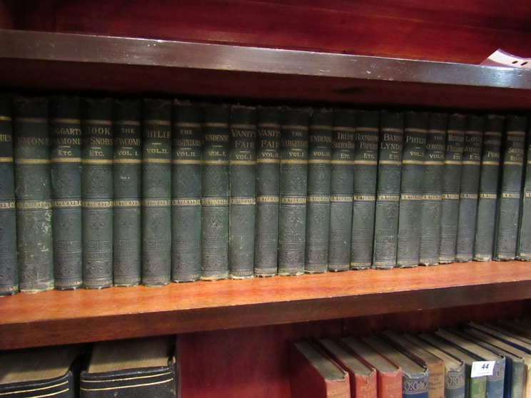 Thackeray, assorted works in 26 volumes, published Smith, Elder & Co. Circa.