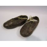 A pair of late 19th Century German child's leather shoes