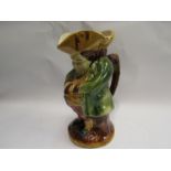 A Victorian Majolica Toby jug,