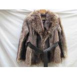 A 1970's raccoon fur jacket by Calman Links,