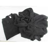 A Jaeger black cashmere cardigan,