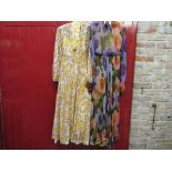 Two 1960's early 70's full length evening gowns,