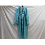 A Chinese silk dressing gown,