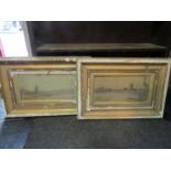 A.BENTLEY (XIX/XX) Two framed oils on canvas of windmill scenes. Both signed and dated 1909.