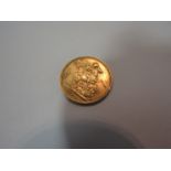 A Victorian 1894 gold sovereign