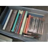 A tub of art related books including series from Thames and Hudson, Paul Hamlyn,