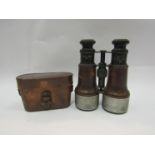 A pair of military field glasses by Ross, London 1911,