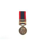 A Victorian Sutlej medal 1845-46 with Sobraon and Ferozeshuhur clasps named to SERJT.