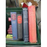 A box of mixed military books including History of The Suffolk Regiment 1928-1946 and "Normandy to