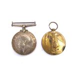 A WWI pair of medals named to 14164 PTE. J. SMITH S.GDS.