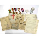 A quantity of ephemera including service book, compass,