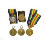 A WWI pair of medals named to GS-48187 PTE. H. HALES R.FUS.