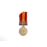 A Queen's South Africa medal with South Africa 1902 and Transvaal clasps named to 3803 PTE. A.