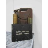 A 1944 dated British Army jerry can,