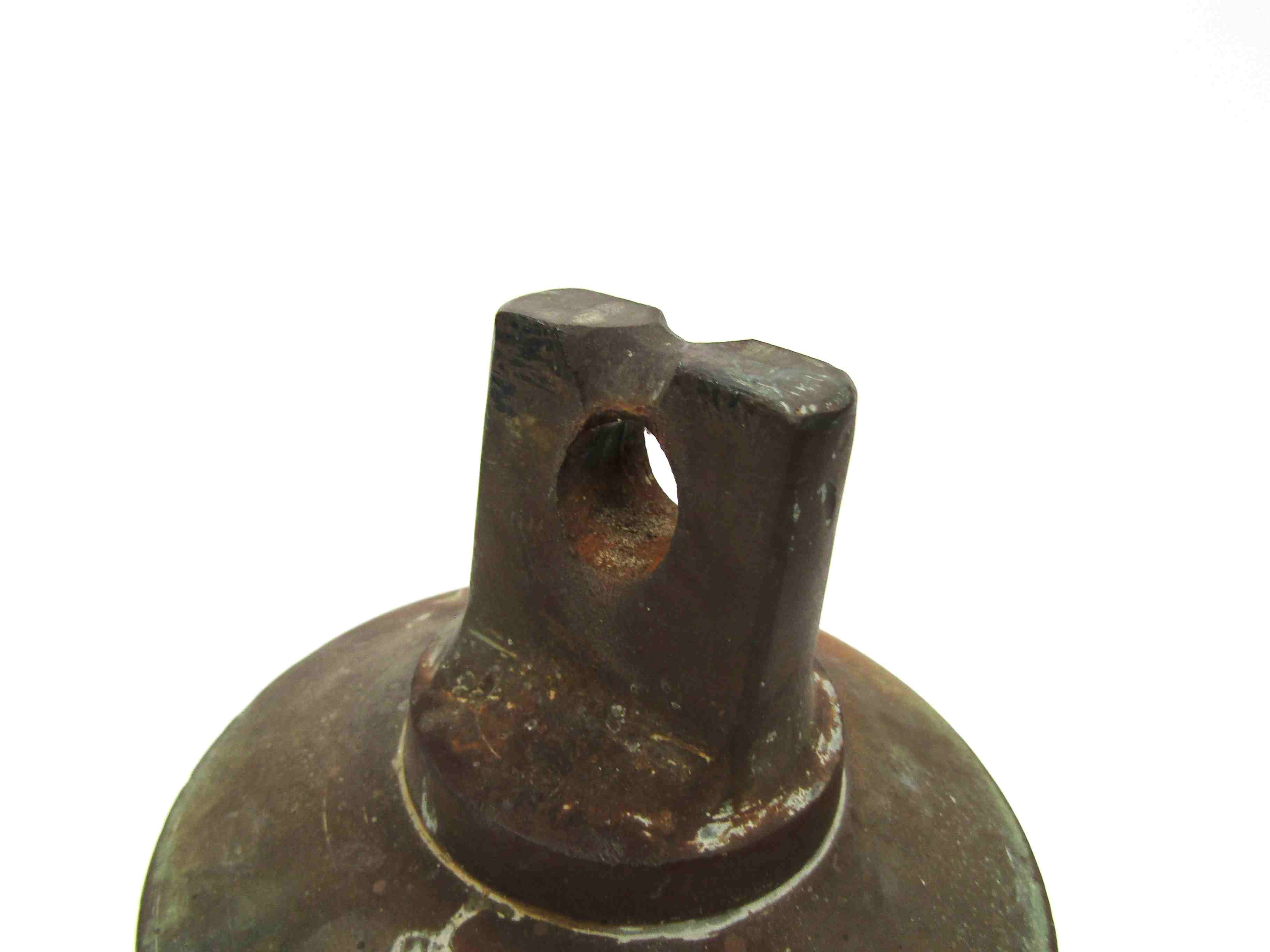 A George crown stamped bronze bell, - Image 3 of 3