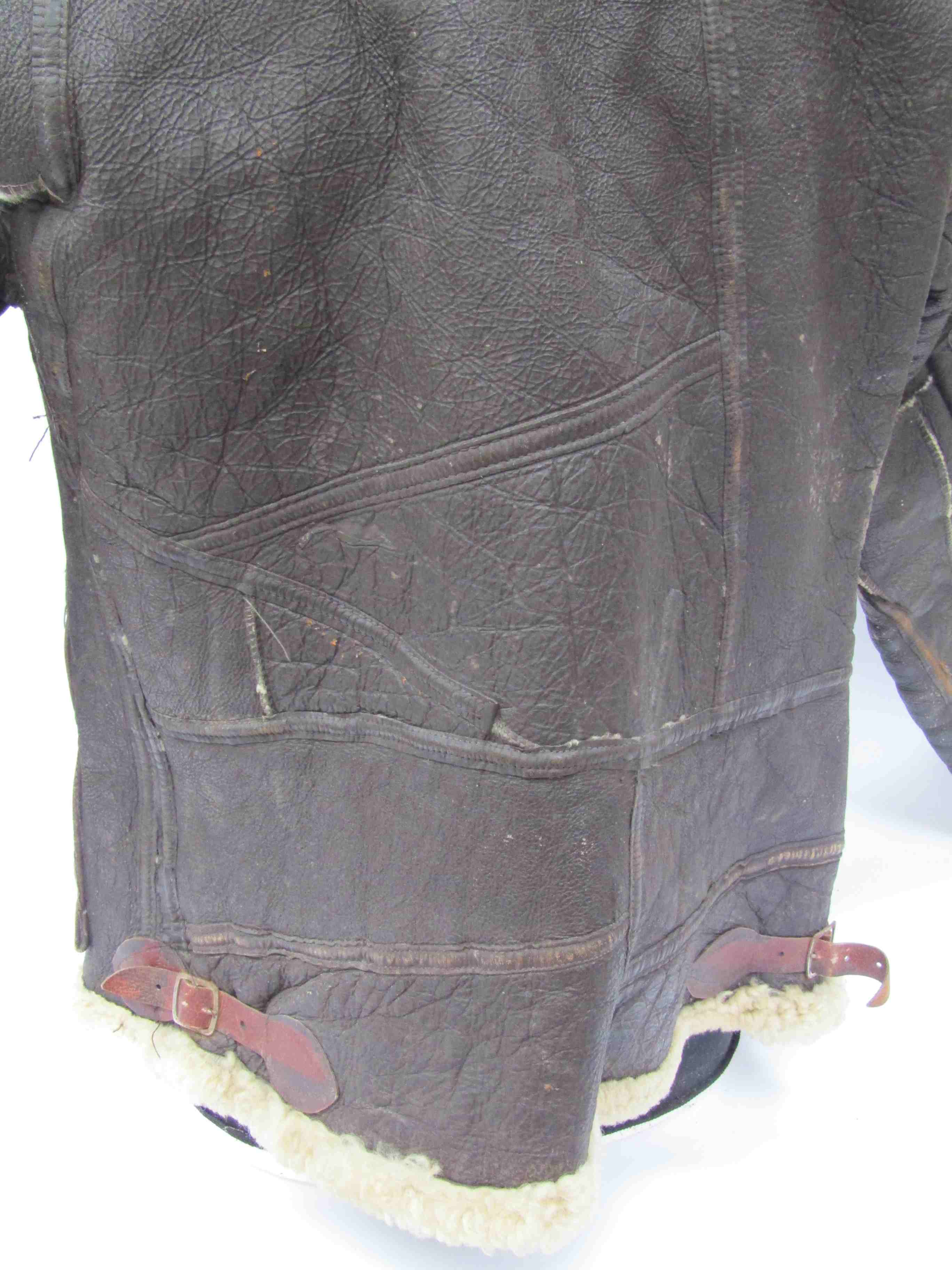 A WWII Irvin air crew sheepskin jacket a/f - Image 5 of 5