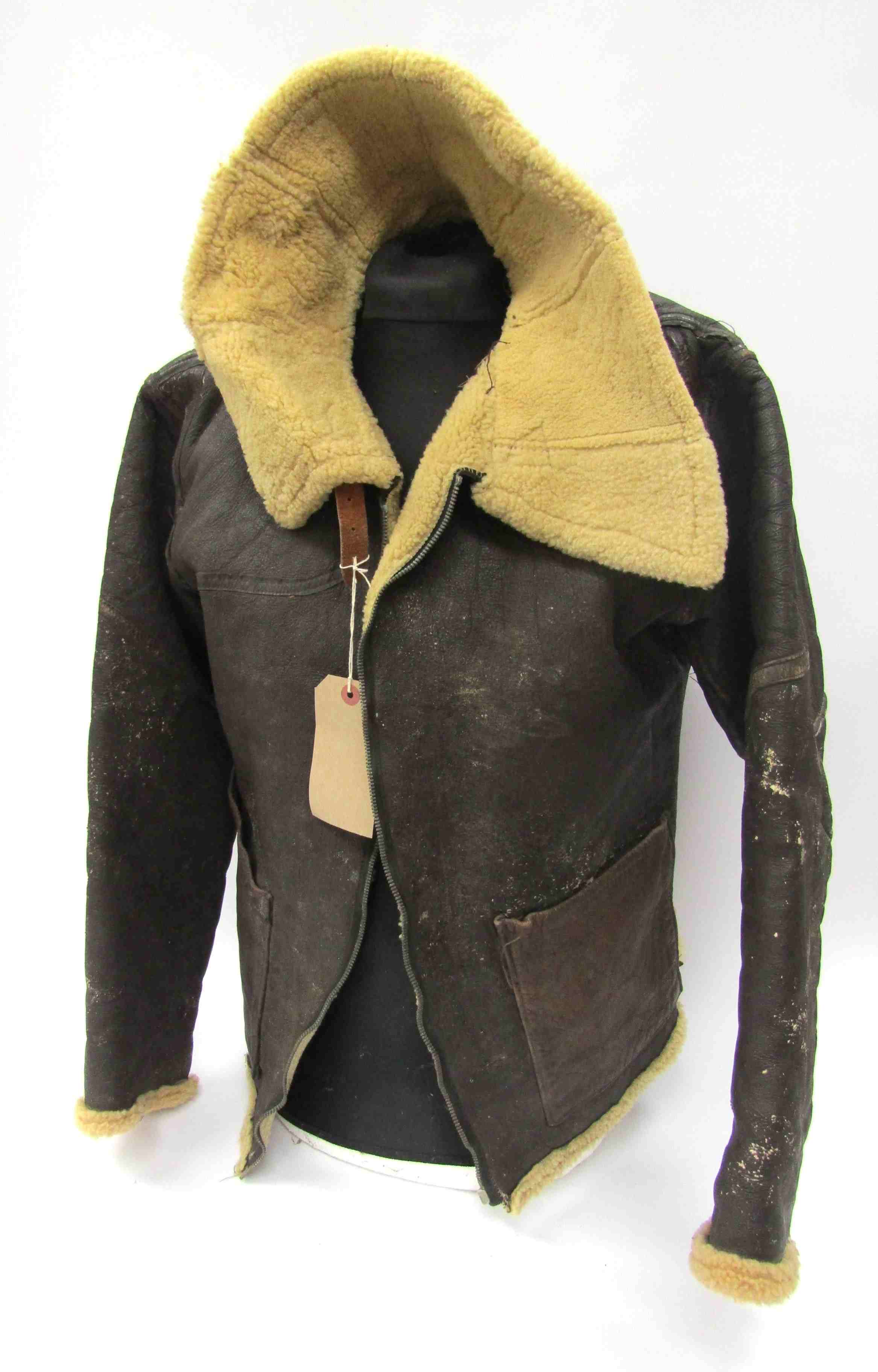 A WWII Irvin air crew sheepskin jacket a/f