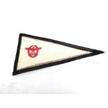 A reproduction WWII German Police pennant