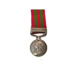 A Victorian India General Service medal with Punjab Frontier 1897-98 clasp to 3498 PTE. H.
