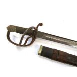 A George V 1821 pattern Royal Artillery officer's sword,