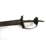 An 18th Century or earlier Indian khanda sword,