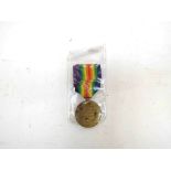 A WWI Victory medal named to 2/LIEUT W.