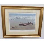 A limited edition print after Keith Woodcock, 'Avro Manchesters of 207 Squadron', 1/500,