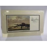 Two Keith Woodcock limited edition prints: Lancaster BIIIs of No.61 Sqn.