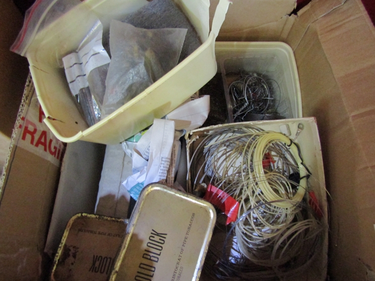 Three boxes of mixed horological raw materials/consumables including oilers, emery laps, shellac, - Image 12 of 12