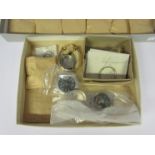 Assorted watch movements, some with cases and dials, various calibres including ETA, AS, FEF, Seiko,
