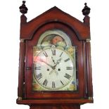 An early 19th Century mahogany cased longcase clock,